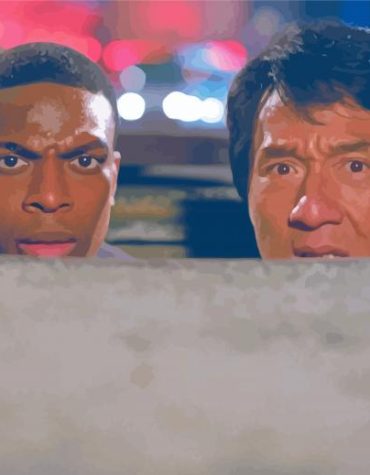 Jackie Chan and Chris Tucker Movie Duo Paint By Numbers