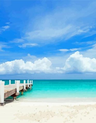 Turks And Caicos Seascape Paint By Numbers