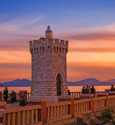 Tuscan Village Lighthouse Paint By Numbers