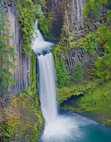 Explore Umpqua National Lakes Paint By Numbers