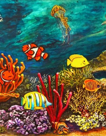 Tropical Ocean Adventure Paint By Numbers
