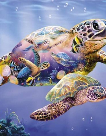 Sea Turtle Animal Paint By Numbers