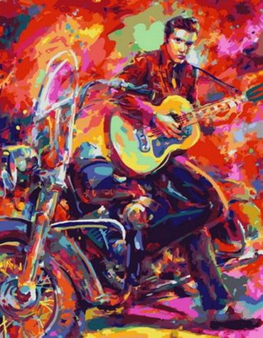 Elvis Presley Pop Art Paint By Numbers