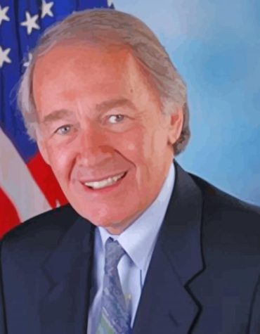 Ed Markey American Flag Paint By Numbers