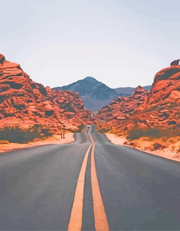 The Long Road Journey Paint By Numbers