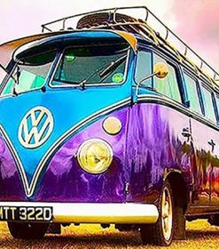 Van Life Mini Van Paint By Numbers