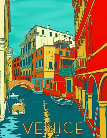 Venice Canals Scenery Paint By Numbers