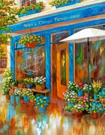 Vintage Florals Shop Paint By Numbers