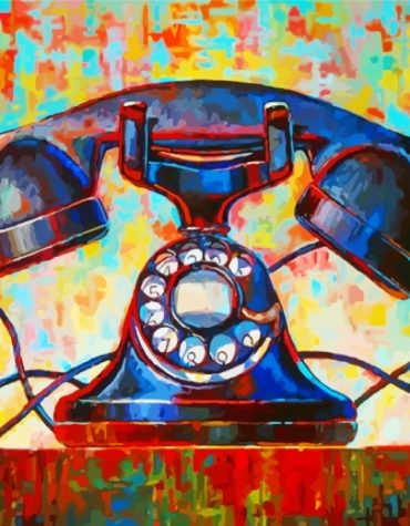 Retro Phone Experience Paint By Numbers