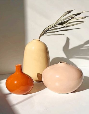 Orange Vintage Vase Paint By Numbers