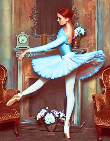 Vintage Ballerina Dance Paint By Numbers