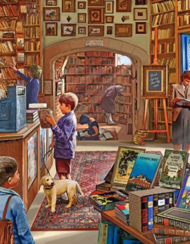 Vintage Library Haven Paint By Numbers