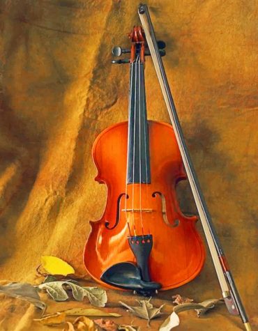 Vintage Violin Masterpiece Paint By Numbers