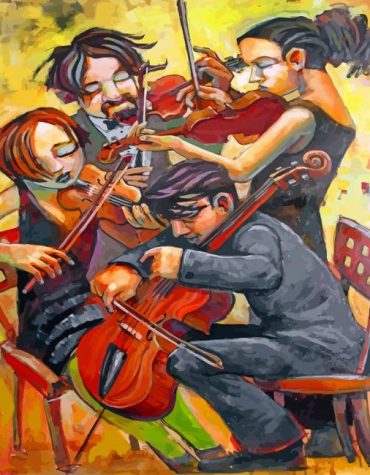 Violinist Artistry Paint By Numbers
