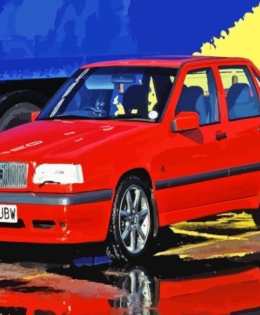 Volvo 850 Red Edition Paint By Numbers