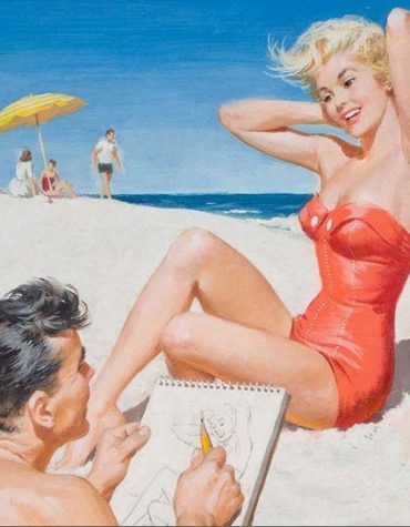 Romantic Beach Couple Paint By Numbers