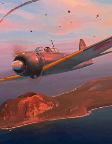 WWII Aircraft Paint By Numbers