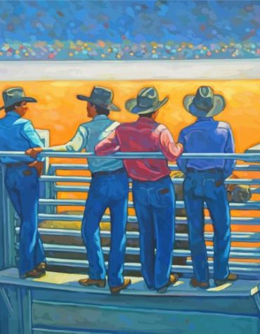 Howard Post Cowboy Art Paint By Numbers