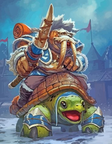 Walrus and Tortoise Animals Paint By Numbers