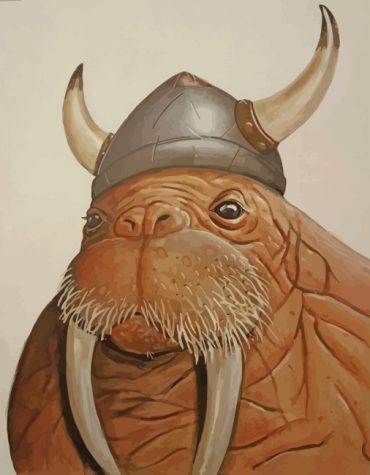 Walrus Viking Adventure Paint By Numbers