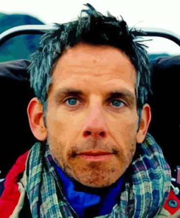 Walter Mitty Film Stars Paint By Numbers