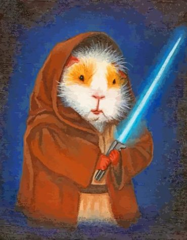 Warrior Guinea Pig Adventure Paint By Numbers