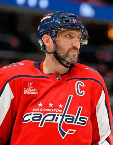 Alexander Ovechkin Ice Hockey Legend Paint By Numbers