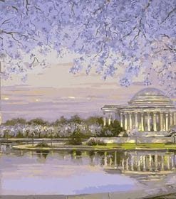 Springtime Washington DC Paint By Numbers