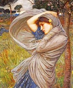 Boreas Woman Portrait Paint By Numbers