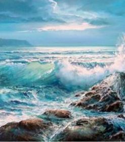 Seaside Waves Paint By Numbers