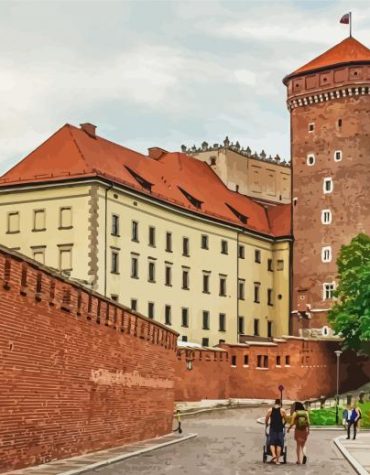 Wawel Castle Krakow Paint By Numbers