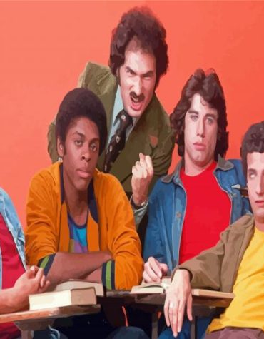 Welcome Back Kotter Actors Paint By Numbers