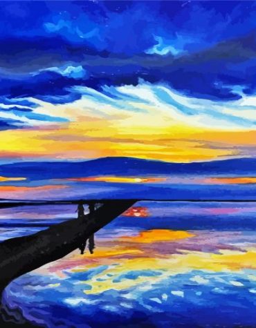 West Kirby Scenic Evening Paint By Numbers