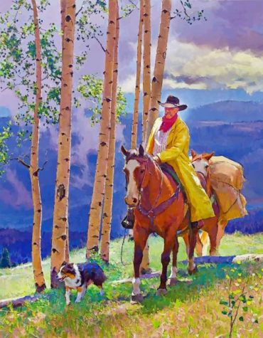 Western Cowboy Adventure Paint By Numbers