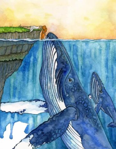 Whale Adventure with Girls Paint By Numbers