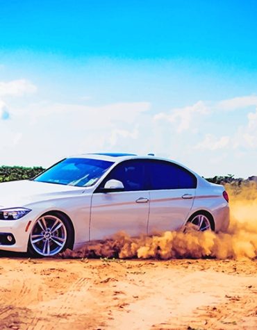 White BMW Paint By Numbers