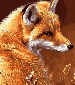 Fox Wildlife Painting Paint By Numbers