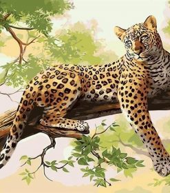 Majestic Leopard Paint By Numbers