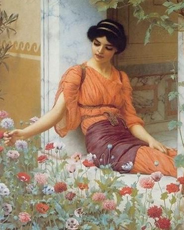 William Godward Abstract Flowers Paint By Numbers