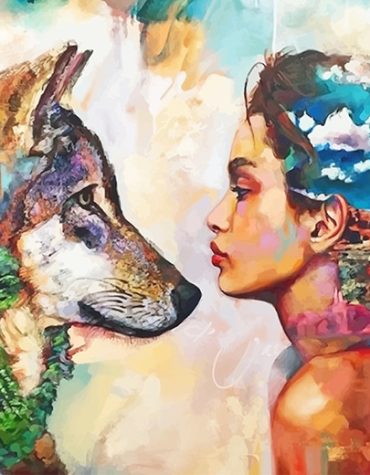 Wolf Woman Art Paint By Numbers