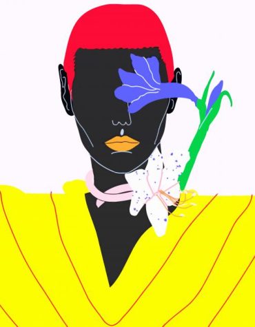 Elegant Woman Illustration Paint By Numbers