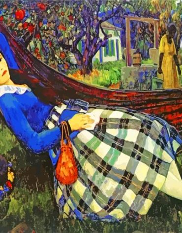 Leon Kroll Woman Relaxing Paint By Numbers