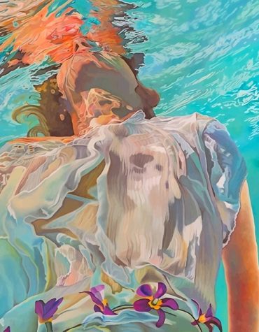 Beautiful Woman In Water Paint By Numbers