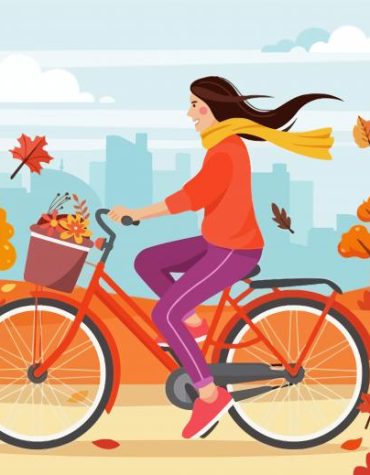 Autumn Bicycle Adventure Paint By Numbers