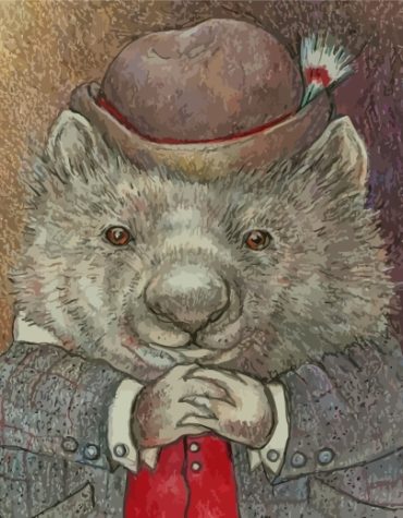 Wombat Wildlife Paint By Numbers