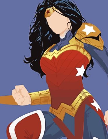 Wonder Woman Superhero Paint By Numbers