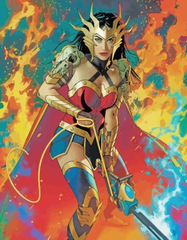 Wonder Woman Superhero Adventure Paint By Numbers