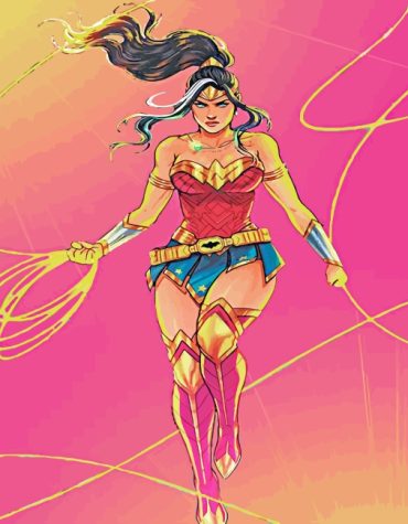 Wonder Woman Superhero Paint By Numbers