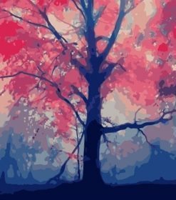 Forest Mist Paint By Numbers