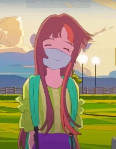 Words Bubble Up Kikuko Anime Paint By Numbers